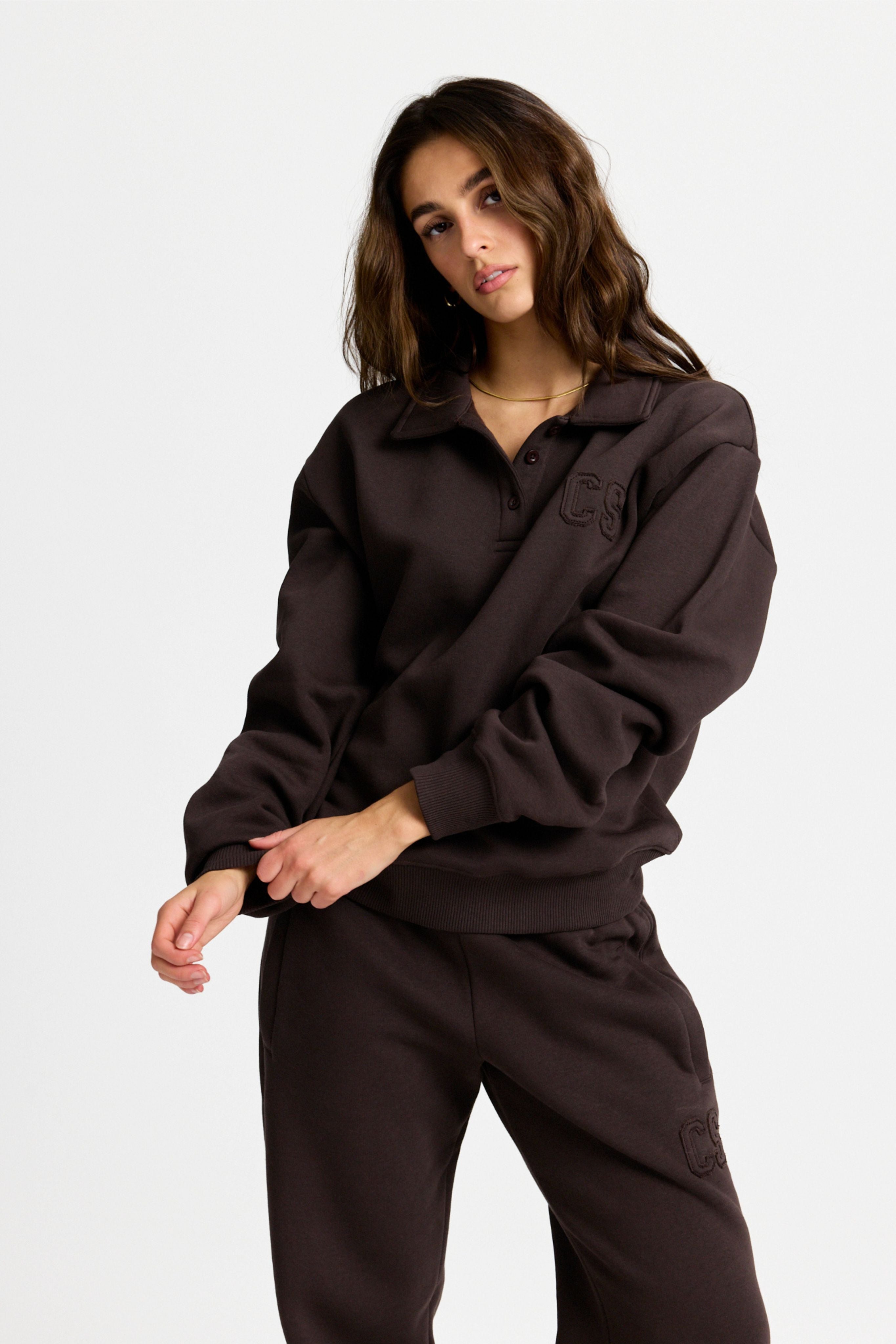 W. Rugby Shirt - Espresso